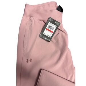 Under Armour Womens Rival Hi Rise Woven Jogger Pants Mauve Pink 1382727 XS NWT